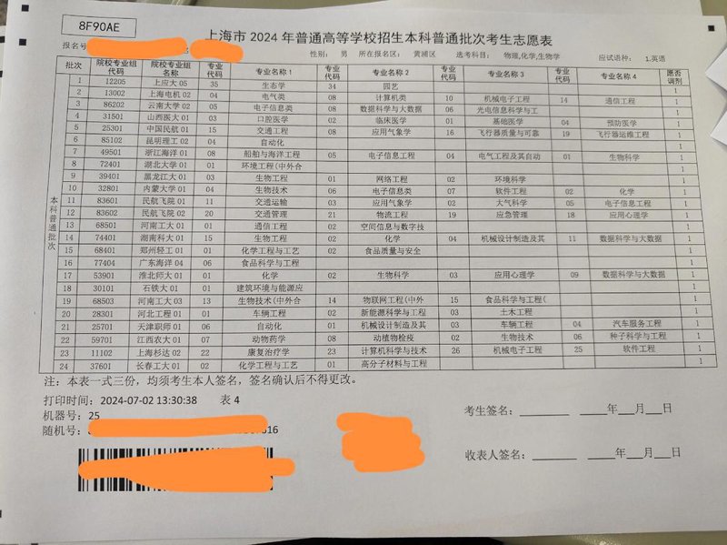 高考志愿填报咨询